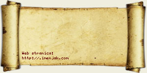 Jana Živkov vizit kartica